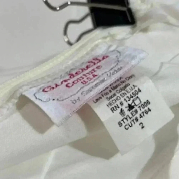 NEW Cinderella Couture Ivory chiffone soft‎  Dress Girls Sz 2 NWT - Picture 7 of 11